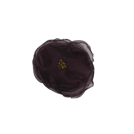 Mini Clip Flor en Organza